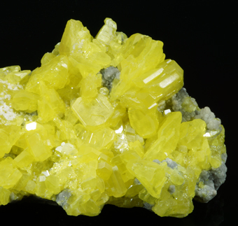 Sulphur, Gessolungo mine, Serradifalco, Sicily, Italy