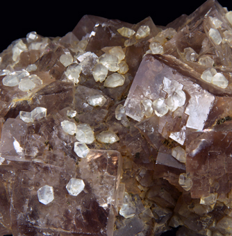 Fluorite, Quartz - El Hammam mine, Meknes, Mekn�s-Tafilalet Region, Morocco