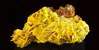 Wulfenite - Glove mine, Santa Rita Mts, Arizona, USA