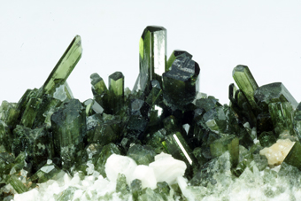 Chromian Diopside - Tormiq valley, Haramosh Mts., Gilgit-Baltistan, Pakistan