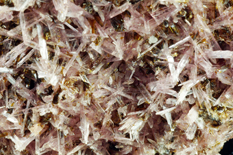 Hubeite and Inesite - Fengjiashan mine, Hubei, China