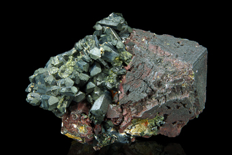 Magnetite, Epidote - Cerro San Cristobal, Ca�ete, Lima, Peru