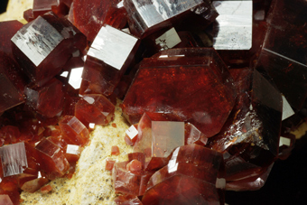 Vanadinite - ACIF mine, Mibladen Mining district, Morocco