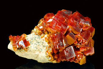 Vanadinite - ACIF mine, Mibladen Mining district, Morocco