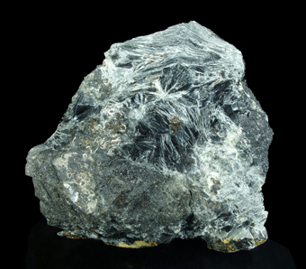 Ludwigite, Pyrite, Ascarite - Brosso Mine, Brosso - Italy