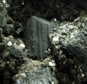 Andorite, Zinkenite - San Jos� mine, Oruro City, Bolivia