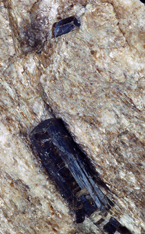 Tourmaline var. Dravite - Beura quarries, Ossola Valley, Piedmont, Italy