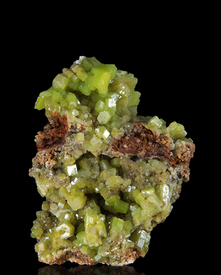 Pyromorphite - Vale das Gatas mines, Sabrosa, Vila Real, Portugal