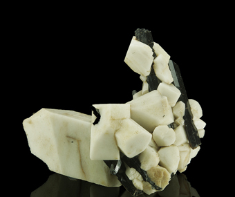 Microcline, Schorl - Putian, Fujian, China