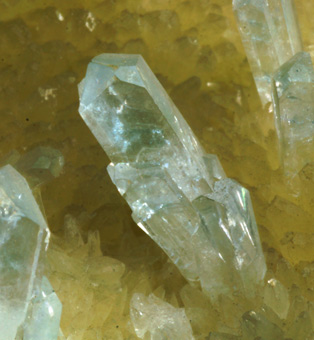 Celestine - Floristella mine, Enna, Sicily, Italy