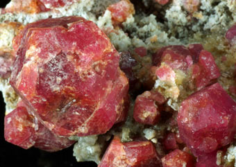 Grossular var. Rosolite - Sierra de Cruces, Mun. De Sierra Mojada, Coahuila, Mexico