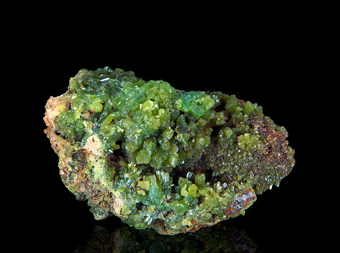 Pyromorphite - S'Ortu Becciu mine, Donori, Sardinia, Italy
