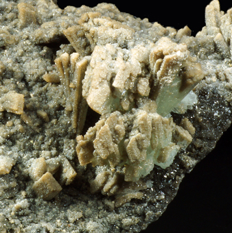 Wavellite, Paravauxite - Siglo XX mine, Llallagua, ,Potos� Department, Bolivia