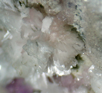 Rauenthalite - Richelsdorf mining district, Hesse, Germany