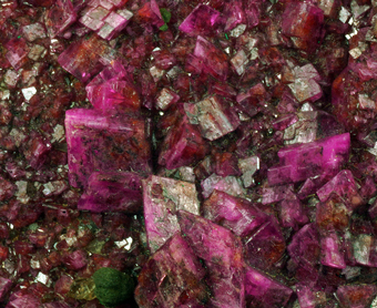 Calcite var Cobaltoan Calcite and Kolvezite - Tenke mine, Tenke-Fungurume area, ,Luabala, Democratic Rep. of Congo