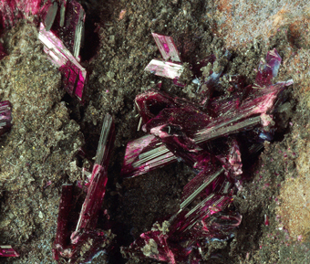 Erythrite - Bou Azer, Souss-Massa-Dra� Region, Morocco