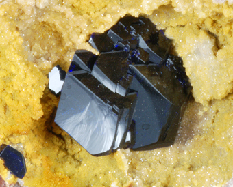 Azurite - Tadamout, Midelt, Morocco