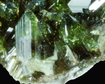Vesuvianite - Bellecombe, Aosta Valley, Italy