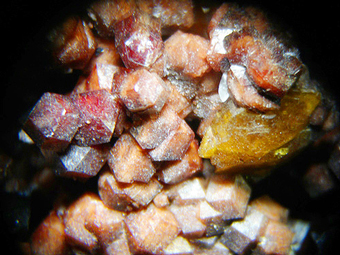 Andradite and Hausmannite - N'Chwaning II Mine - South Africa