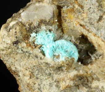 Auricalcite - Is Murvonis mine, Sardinia, Italy