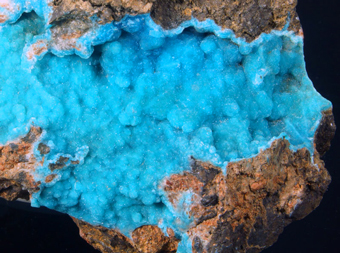 Hemimorphite var. Calamine, Sa Duchessa mine, Fluminimaggiore, Sardinia , Italy