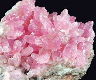 Cobaltoan Calcite, Agoudal Mine, Bou Azzer, Morocco