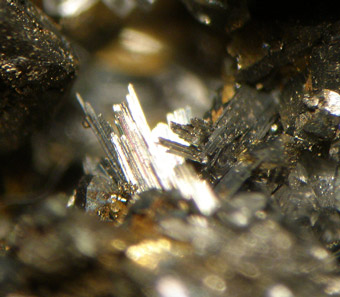 Aikinite, Krupkaite?, Julcani District - Peru