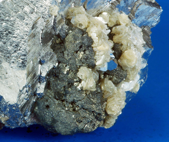 Stannite and Arsenopyrite with Muscovite, Yaogangxian mine, Hunan Province, China