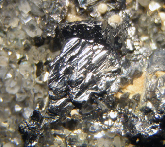 Andorite (probably Andorite IV) with Franckeite - San Jos� mine, Oruro City, Bolivia