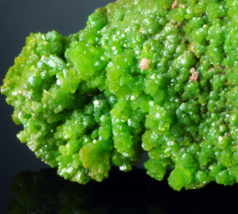 Pyromorphite, Gute Hoffnung Mine, K�lf, Alfeld, Lower Saxony, Germany