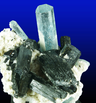 Aquamarine, Schorl, Feldspar, Erongo Mountains - Namibia