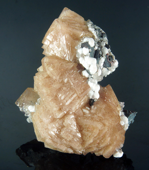 Olmiite with Bultfonteinite, Calcite, N'Chwaning II mine, KMF, South Africa