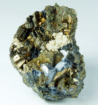 Pyrrothite, Sphalerite, Galena, 2nd Sovietskii Mine, Dal'negorsk, Russia