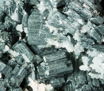 Bournonite, Rhodochrosite, Quartz - Quiruvilca mine, La Libertad Department, Peru