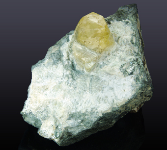 Scheelite, Traversella Mine, Traversella, Piedmont, Italy