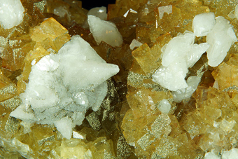 Fluorite and Calcite - Villabona mines, Llanera,, Asturias, Spain