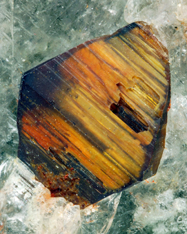 Anatase on Quartz, Cuiab� district, Minas Gerais, Brazil