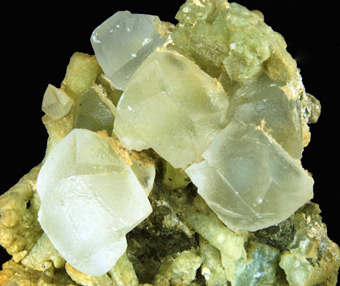 Calcite and Prehnite - Pune District, Maharashtra, India
