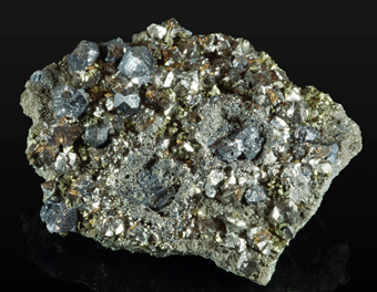Siegenite, Galena, Chalcopyrite - Buick mine, Bixby, Missouri, USA