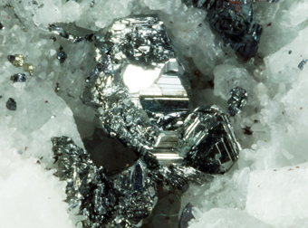 Polybasite and Pyrargirite - San Juan de Rayas mine, Guanajuato, Mexico