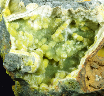 Smithsonite, Campo Pisano mine, Iglesias,  Sardinia, Italy