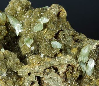 Ludlamite - Siglo XX Mine, Llallagua, Bolivia