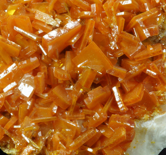 Wulfenite, Los Lamentos Mts, Chihuahua, Mexico