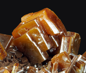 Wulfenite, Los Lamentos Mts, Chihuahua, Mexico