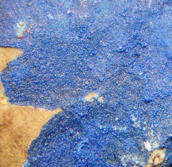 Santarosaite (TL) - Santa Rosa mine, Tarapac� Region, Chile