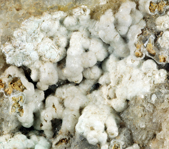 Hydrozincite and Fluorite - Is Murvonis mine, Domusnovas, Sardinia, Italy