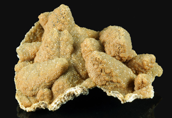 Hemimorphite psd of Calcite - Seddas Moddizzis mine, Gonnesa, Sardinia, Italy