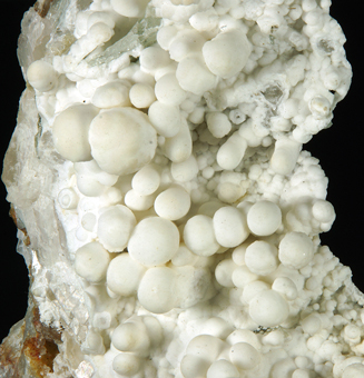 Aragonite on baryte - Sa Corona �e Sa Craba, Iglesias, Sardinia, Italy
