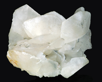 Calcite on Fluorite - Př�bram, Bohemia, Czech Republic