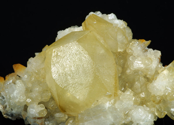 Calcite and Quartz - Shangbao mine, Hunan Province, China